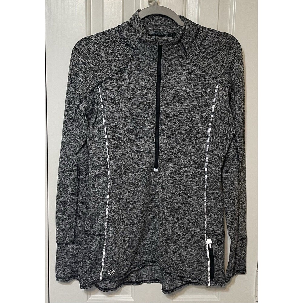 Athleta Women’s M Cold Weather 1/2 Zip Pullover Stretch Fit Running Layer